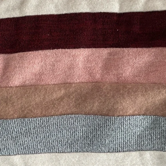 Anthropologie Ella Mara Hacci Striped Cream Crewneck Sweater NWT Size M - Picture 5 of 8